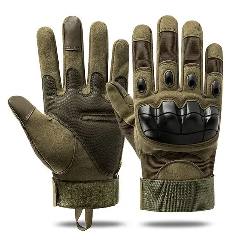 Tactical Full Finger Gloves with Soft Knuckle Protection,Touchscreen,Non-Slip,Breathable,For Outdoor Sports, Motorcycle Riding,Training,Hunting,Men Women,work gloves