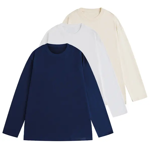 Men's Knit Long Sleeve Crew Neck Thermal Shirts for Daily Wear Soft Thermal Long Sleeve Tops in Assorted Colors Pyjama Tops Menswear Socks Beige Casual Crewneck Men's Knit Long Sleeve Crew Neck Thermal Shirts for Daily Wear Soft Thermal Long Sleeve Tops in Assorted Colors Pyjama Tops Menswear Socks Beige Casual Crewneck