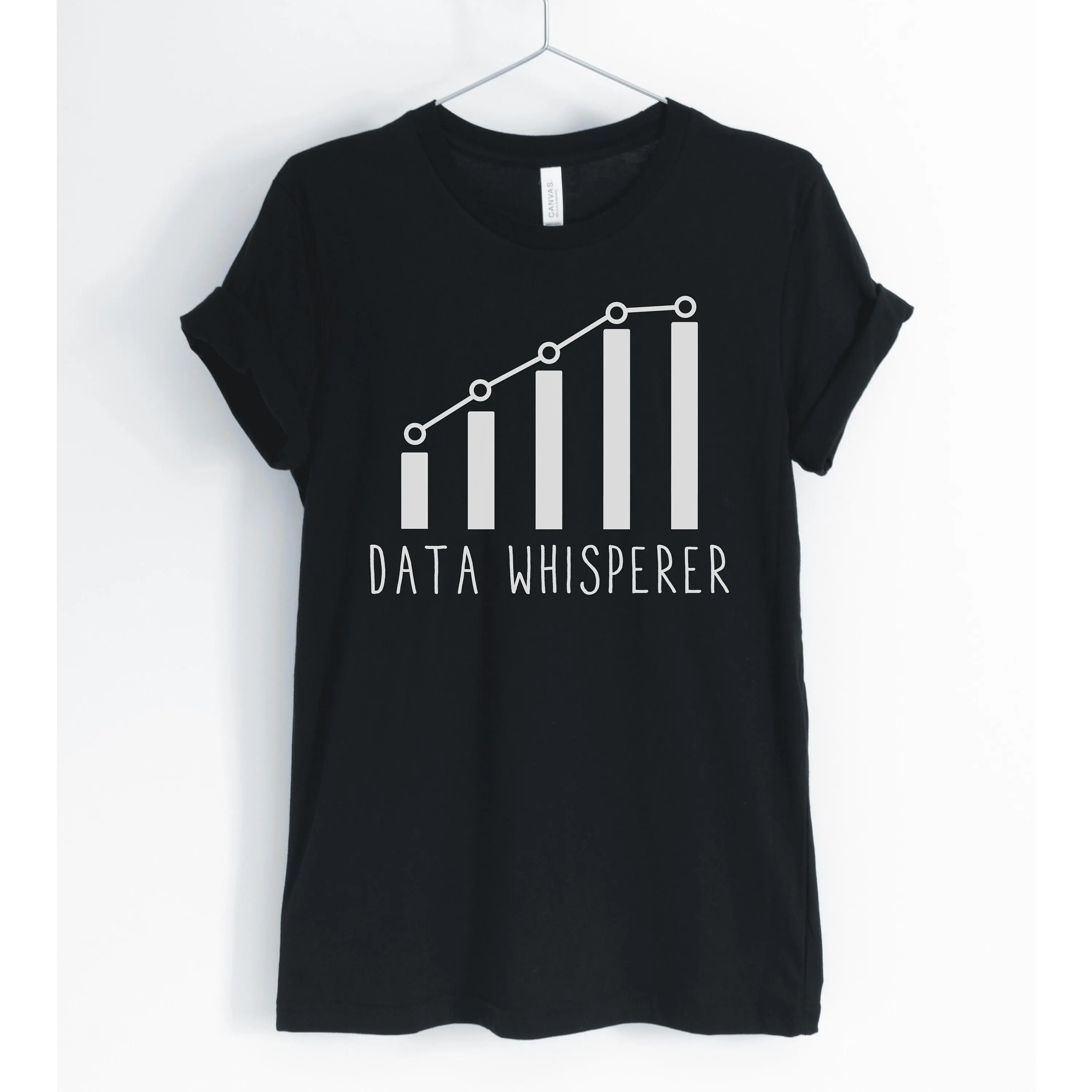 Data Whisperer Data Analyst Shirt Data Science Shirt Bookkeeper T-shirt Data Science Programmer Gift Unisex Women's Shirt R397Behav