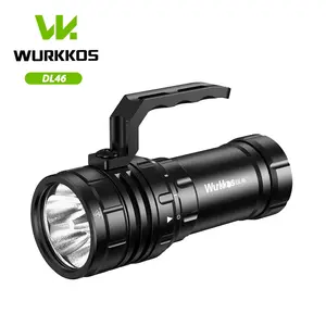 Wurkkos DL46 20000LM Powerful Diving Flashlight 5700-6500K 608m Lighting Distance 46950 Battery IP68 Waterproof 100m Depth Professional Dive Torch