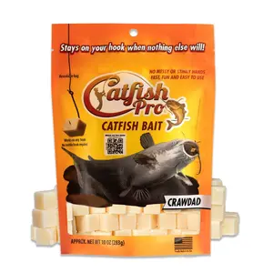 Catfish Pro Crawdad Catfish Bait - Stays on Your Hook When Nothing Else Will! Catfish Fishing Bait for Big Catfish
