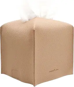 Tissue Box Cover Holder - Square with Bottom, Ideal for Organizing Tissues and Accessories