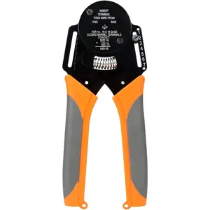 Closed Barrel Crimper 4 Way Indent,8 Impression Type for Deutsch Solid Contacts gage 14,16&18(IWD-16)