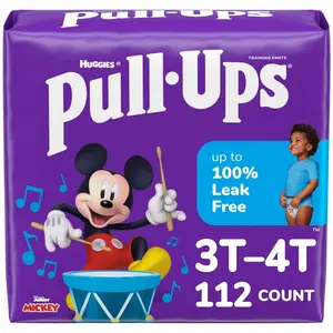 Pull-Ups Boys' Learning Design Pack Disposable Training Pants - 3T-4T - 112ct