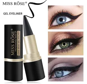 Waterproof Black Eyeliner Liquid Eye Liner Pen Pencil Gel Beauty Makeup Cosmetic Eyelashes Waterproof Eye Liner Makeup Tool