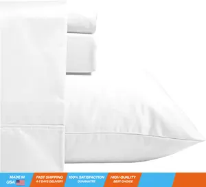Twin-XL Sheets 4 Piece Bedding Sets - Hotel Collection Bed Sheets Cooling Sheets - White