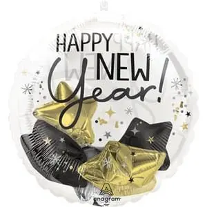 Bubbly New Year's Eve Foil Deluxe Balloon