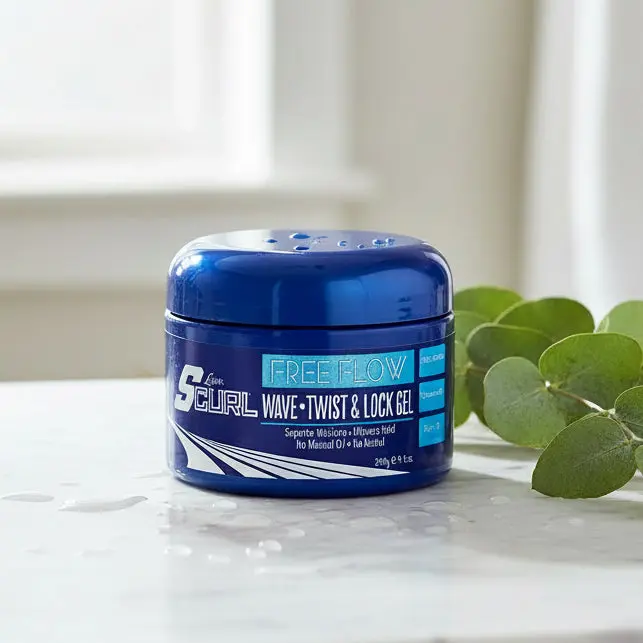 Luster SCurl Free Flow Wave Twist & Lock Gel, Ultimate Styler Delivering Superior Moisture & Hold, 9.5 oz Coconut Haircare