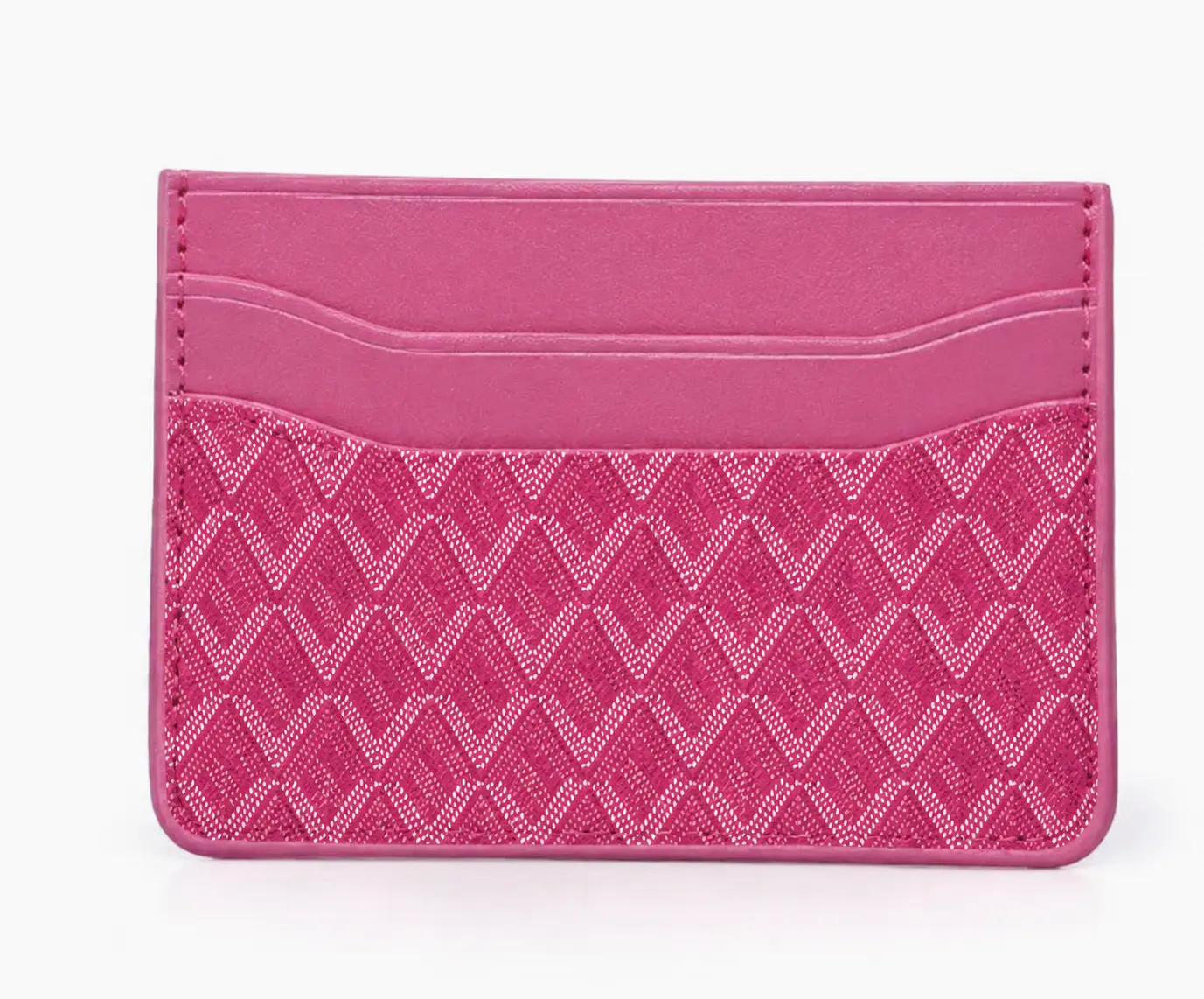 Women's Slim PU Leather Card Holder, Multi Card Slots Pocket Card Case, Portable Printed Card Purse for Daily Use & Gift