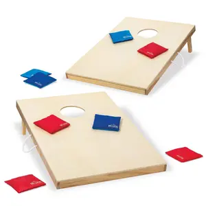 Game Outdoor Family Beyond Outdoors Cornhole Set Portable Wooden Bean Bag Toss