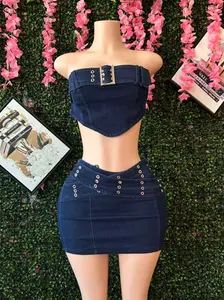 Denim Buckle Mini Set