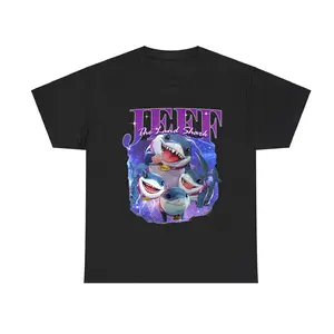 J.e.fff.f Funny Tshirt, Shark Trending Cartoon Tshirt, Cute Shark Hoodie Fashion Cotton, Full Colors, Full Sizes, For Men, For Women