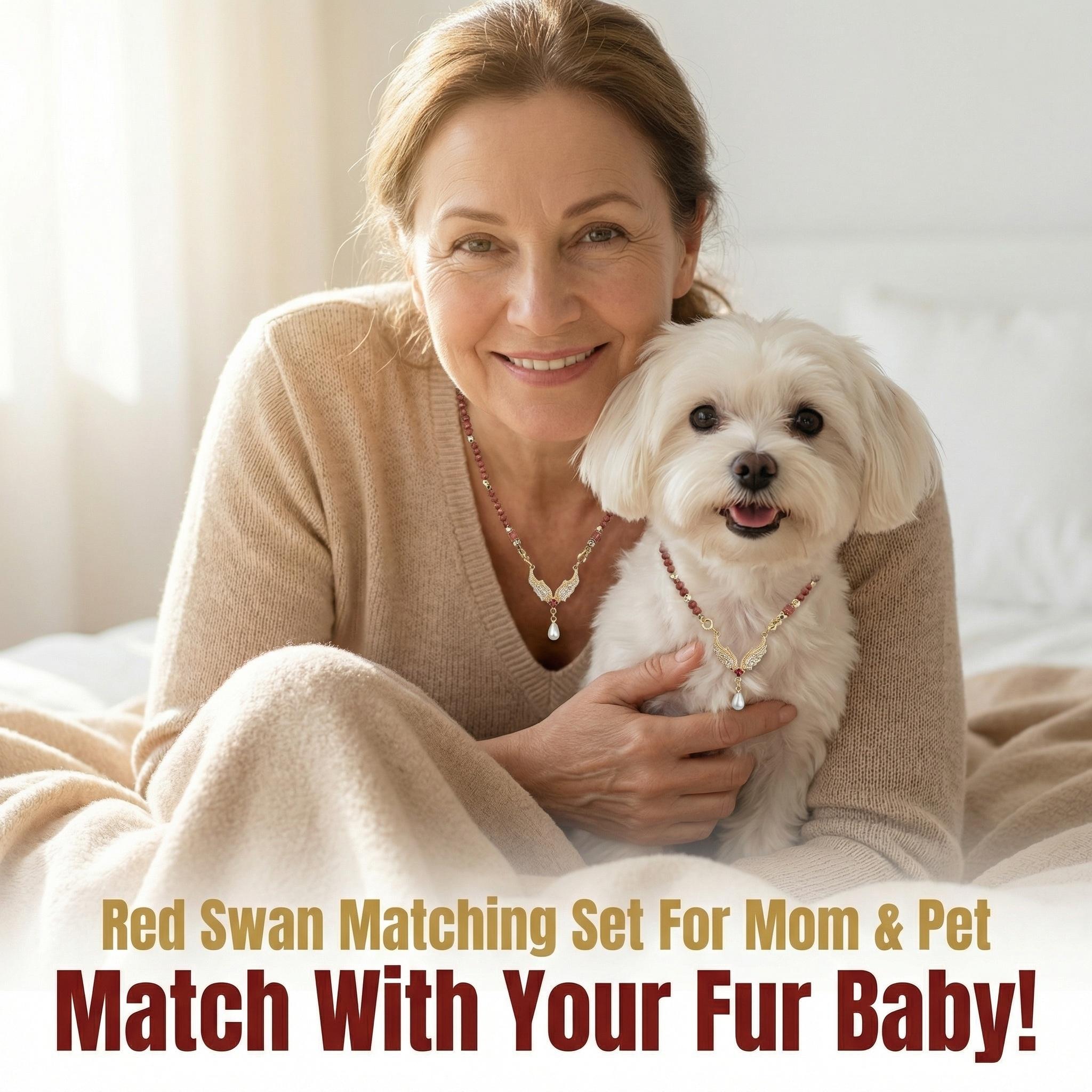 Warm Fur Crimson Dream - Adjustable Human & Pet Set cruel intentions necklace Warm Fur Crimson Dream - Adjustable Human & Pet Set cruel intentions necklace