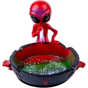 Decorative Ashtray for Home or Office – Cool Resin Ash Tray Gift for Men or Women