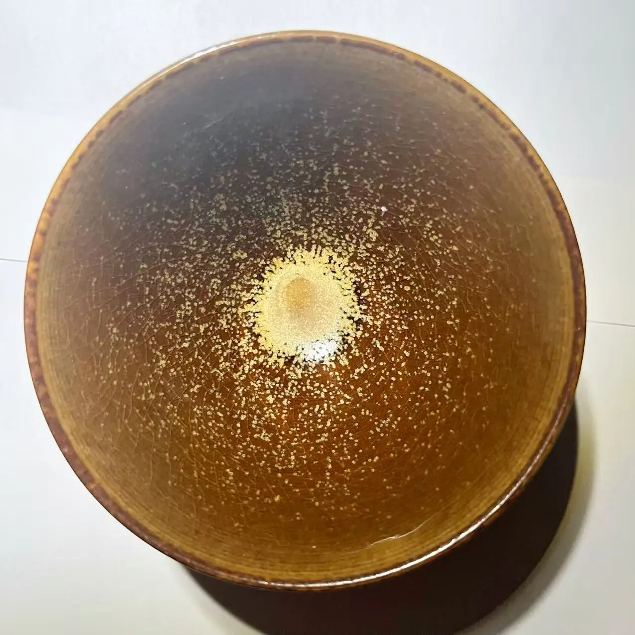 - ： Handmade Jian Zhan Teacup, Kiln Change Glaze,Traditional Ceramic Tea Bowl
