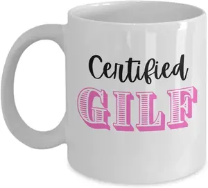 Certified GILF Coffee Mug, Grandma Mother's Day, Grandma Birthday, New Grandma Gift, Grandma To Be, Funny Grandmother Gifts