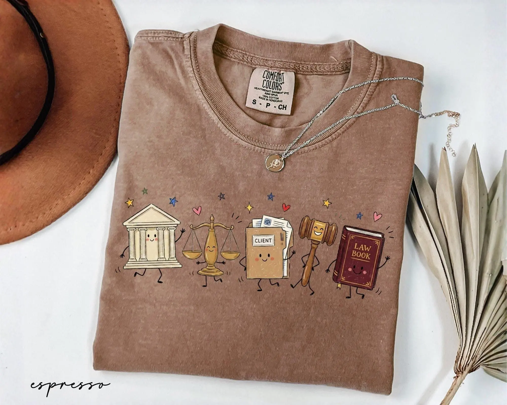 Comfort Colors Lawyer Doodle Characters Shirt, Law Student Tee, Attorney Graduation Gift, Future Lawyer Shirt, Law School Gift, Lawyer Gift