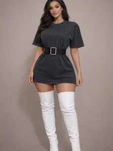 Oversized Rhinestone  T-Shirts