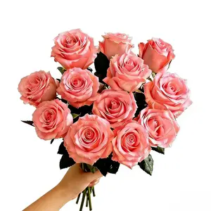 30 Artificial Rose Stems, Fake Roses Bouquet, Eternal Rose Bouquet, Wholesale Faux Flowers, Lifelike Artificial Flower, Wedding Table Decor, Silk Cloth Roses, Home Decoration
