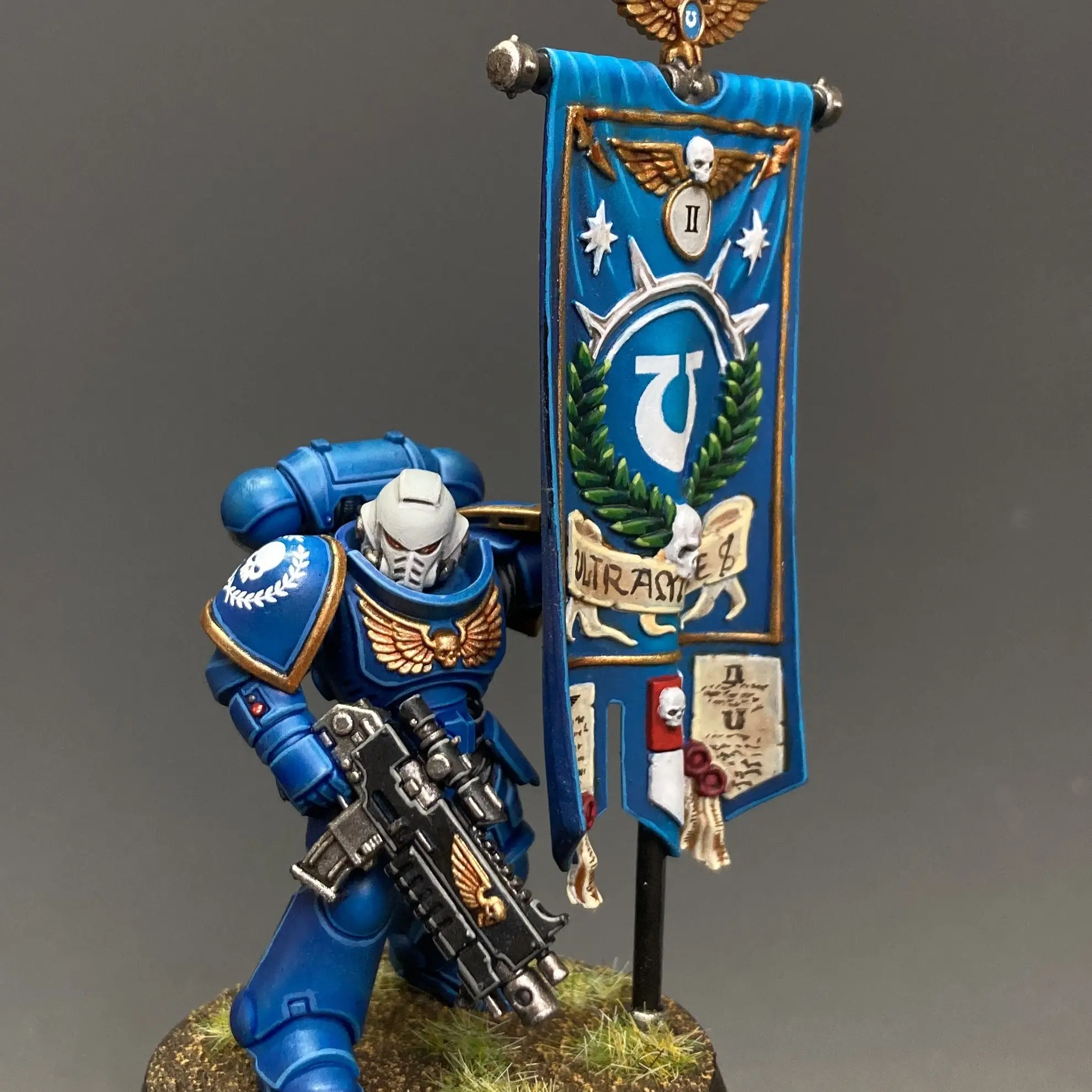 Ultramarines Primaris Ancient Warhammer 40k Pro Painted Space Marines Miniatures Commission