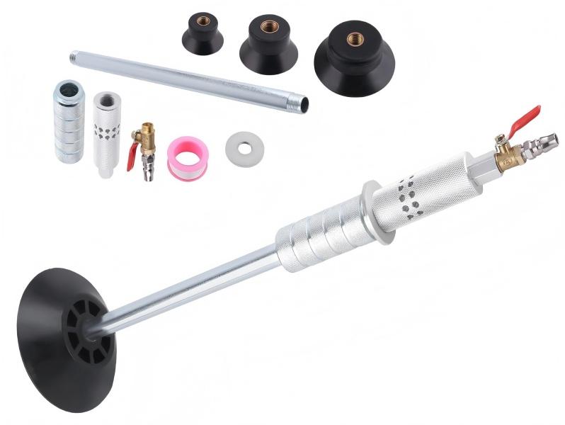 Upgraded Pneumatic Car Dent Puller Kit with Slide Hammer & 3 Sizes Suction Cups, Auto Body Dent Repair Tool, Multi-Function Manual Tool Accessory