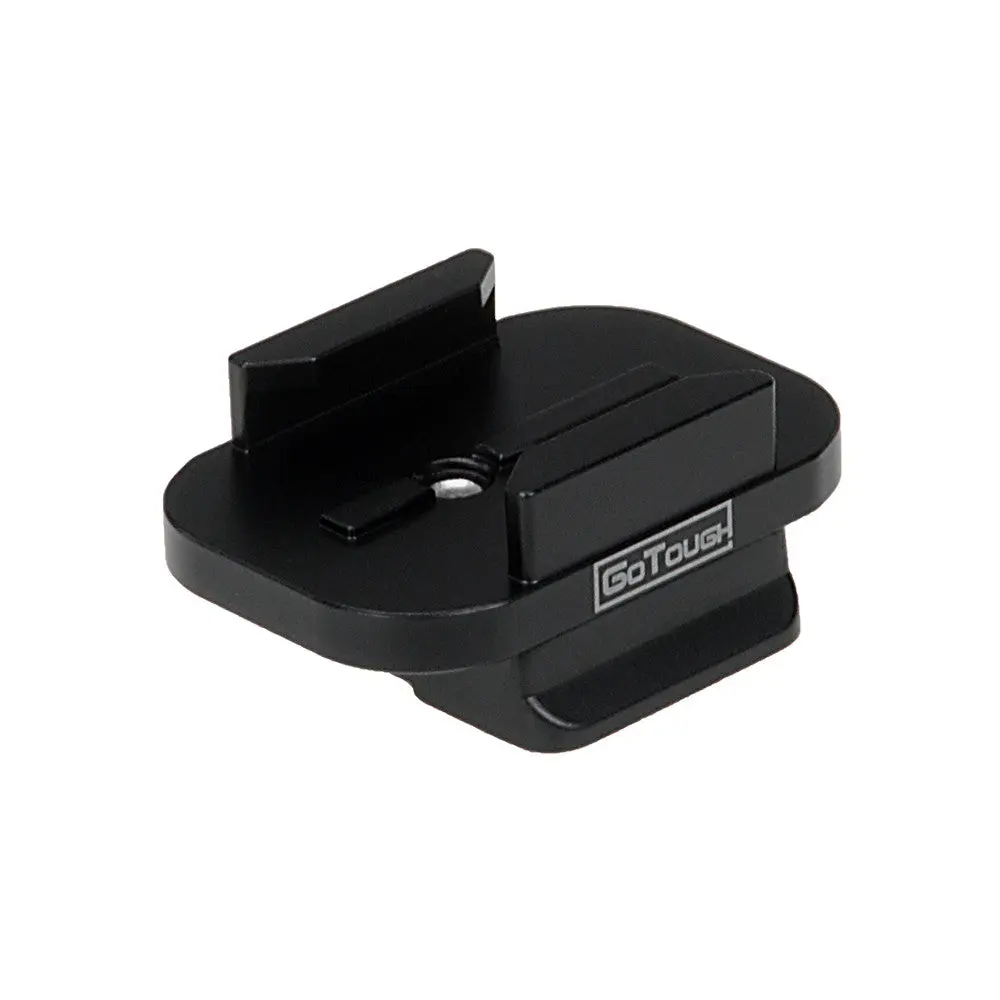 Fotodiox Pro GoTough Arca Swiss QR Tripod Base Mount - Aluminum Arca Swiss Quick Release Tripod Mount Plate for GoPro HERO Mounting Buckle System