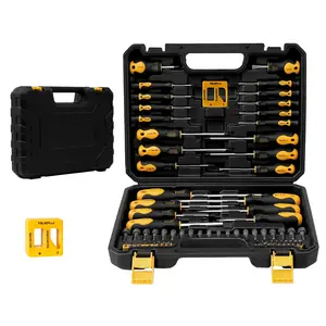 86PCS Magnetic Screwdriver Set,Includes Slotted Phillips Torx Precision Screwdriver, Replaceable Screwdriver Bits and nut drivers With Sturdy tool box,Repair tools for home appliances, furniture, cell phones, electronic devices