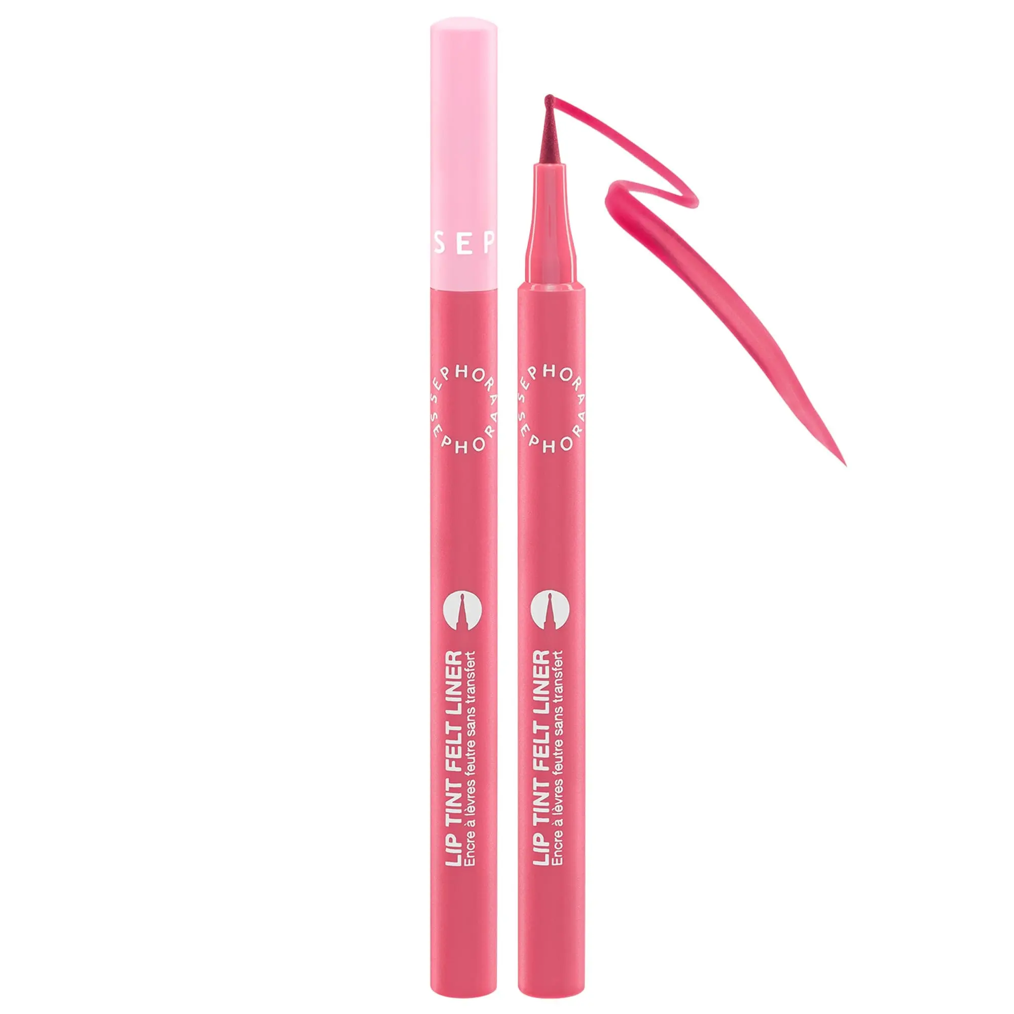 SEPHORA COLLECTION Lip Tint Felt Lip Stain & Liner 02 Rosewood Trace 0.03 oz/1 g