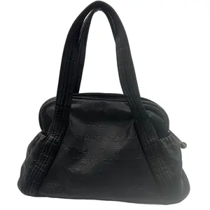 Pre-owned CHANEL Embossed Leather Shoulder Bags 31 Rue Cambon Unlimited Bowling Bag