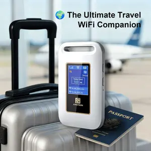 FIRSTNUM M4 Portable WiFi Hotspot Device 4G Data Worldwide Tri-Band Support Car RV Travel WiFi Router Wireless Portátil LTE connect device