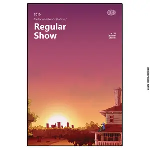 Regular Show Poster | Regular Show Print | TV Series Poster | Vintage Retro Art Print | Minimalist Poster |8X12 To 27X40Inch