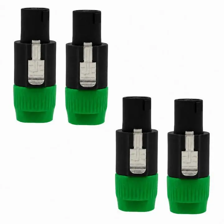 5Core Speakon Adapter, High-Quality Audio Jack Male Pin Connector for Speakers, Durable Audio Accessories with Secure Cable Connection & Stress Relief Design
