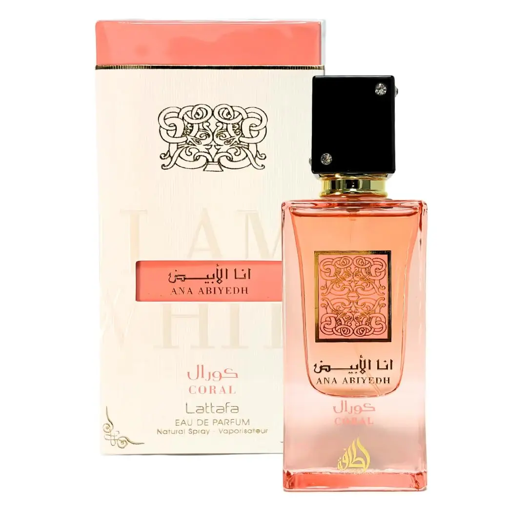 Lattafa Ana Abiyedh Coral Eau de Parfum – 60ml (2.0 fl oz) – A Vibrant Unisex Fragrance Lattafa Ana Abiyedh Coral Eau de Parfum – 60ml (2.0 fl oz) – A Vibrant Unisex Fragrance