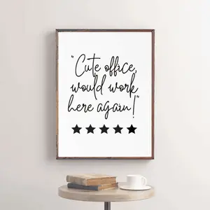 3-Piece Set Quote Poster Funny Office Wall Art Print Sarcastic Workplace Poster Sexy Office Decoration Motivational Minimal Posters (No Frame)