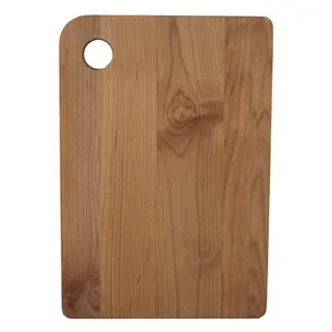Out of the Woods of Oregon Solid Red Alder Charcuterie Serving Board with Hole Made in the USA Sustainable Hardwood 4 Sizes