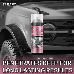 Tekard Interior Detailer Restorer Polish, Safe for Leather Plastic Rubber, User Friendly Trim Restorer, 15 Oz UV Protection Car Kit, Interior Car Cleaner