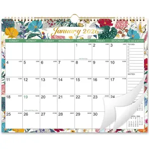 2026 Wall Calendar - 12 Months  Calendar from Jan. 2026 - Dec. 2026, 14.8" x 11.6",  Thick Paper, Stylish Monthly Wall Calendar 2026 for  & Office