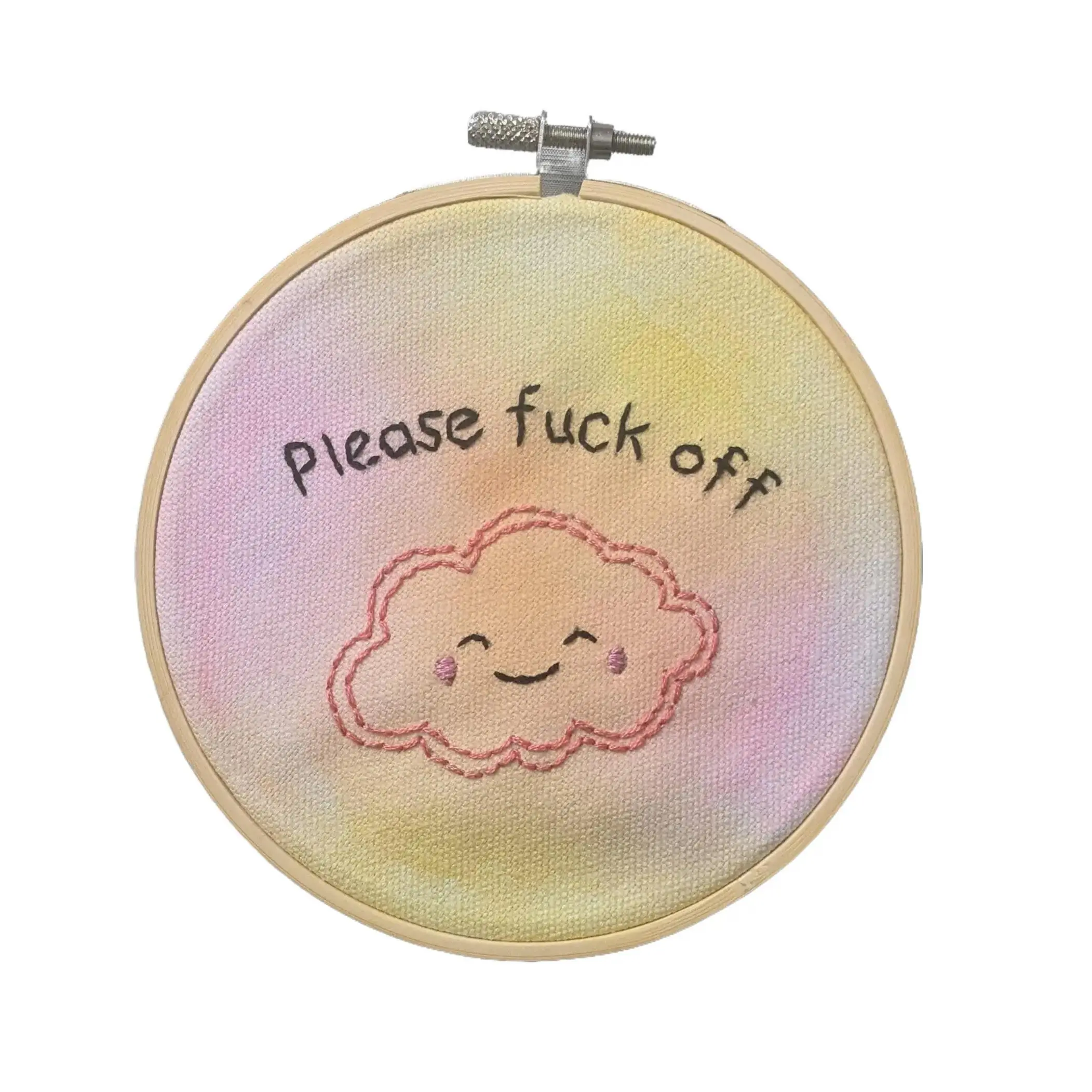Vulgar Mixed Media Embroidery Kit - DIY Craft Kit for Adults