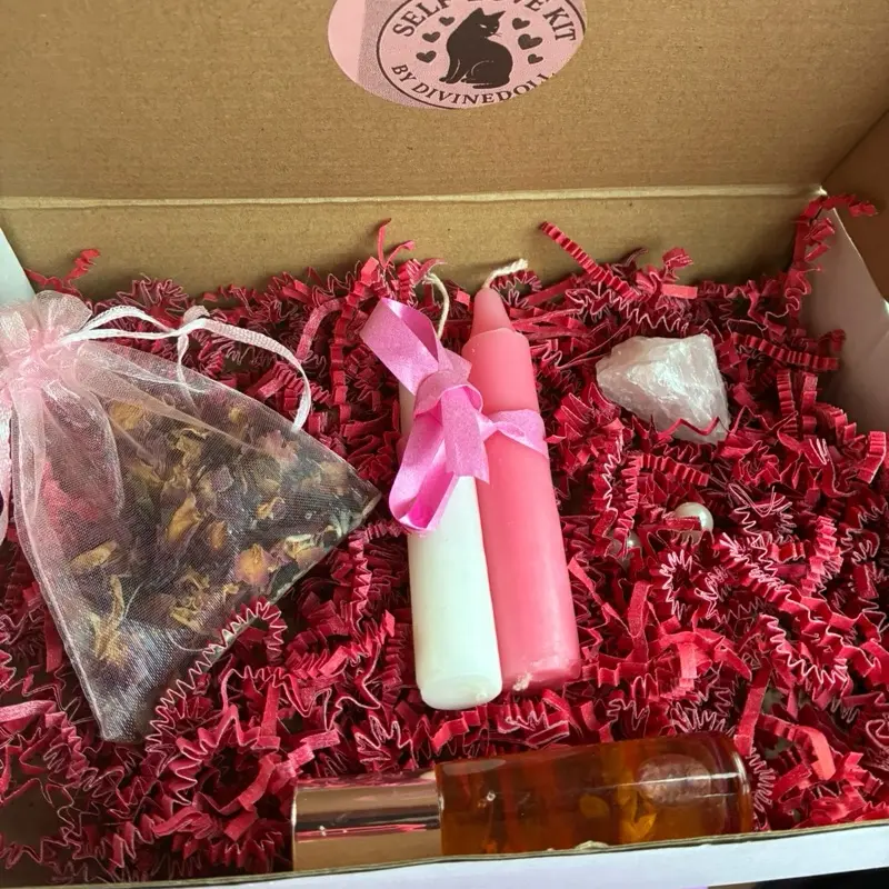 DIY Self love spell intention glamour candle kit