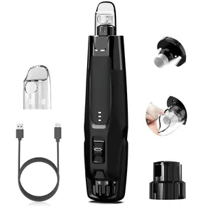 New 6-Speed Dog Nail Grinder - 50% More Power Dog Nail Trimmers with 2 LED Lights Quiet 7h Running Time Electric Pet Nail Grinder File Toenail Grinder for