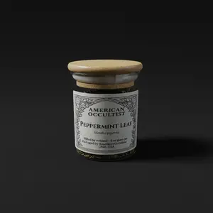 Peppermint Leaf Ritual Herb Jar — Mentha piperita