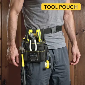 WINHUNT Professional Tool Belt Bag, Sling Tool Bag, Multifunctional Tool Storage Bag, Tool Organizer for Home & Office