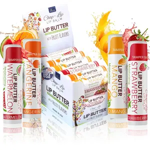 Lip Butter - Chapstick Balm - 4 Pack - Lip Soothing Comfort and Moisture Coconut Daily