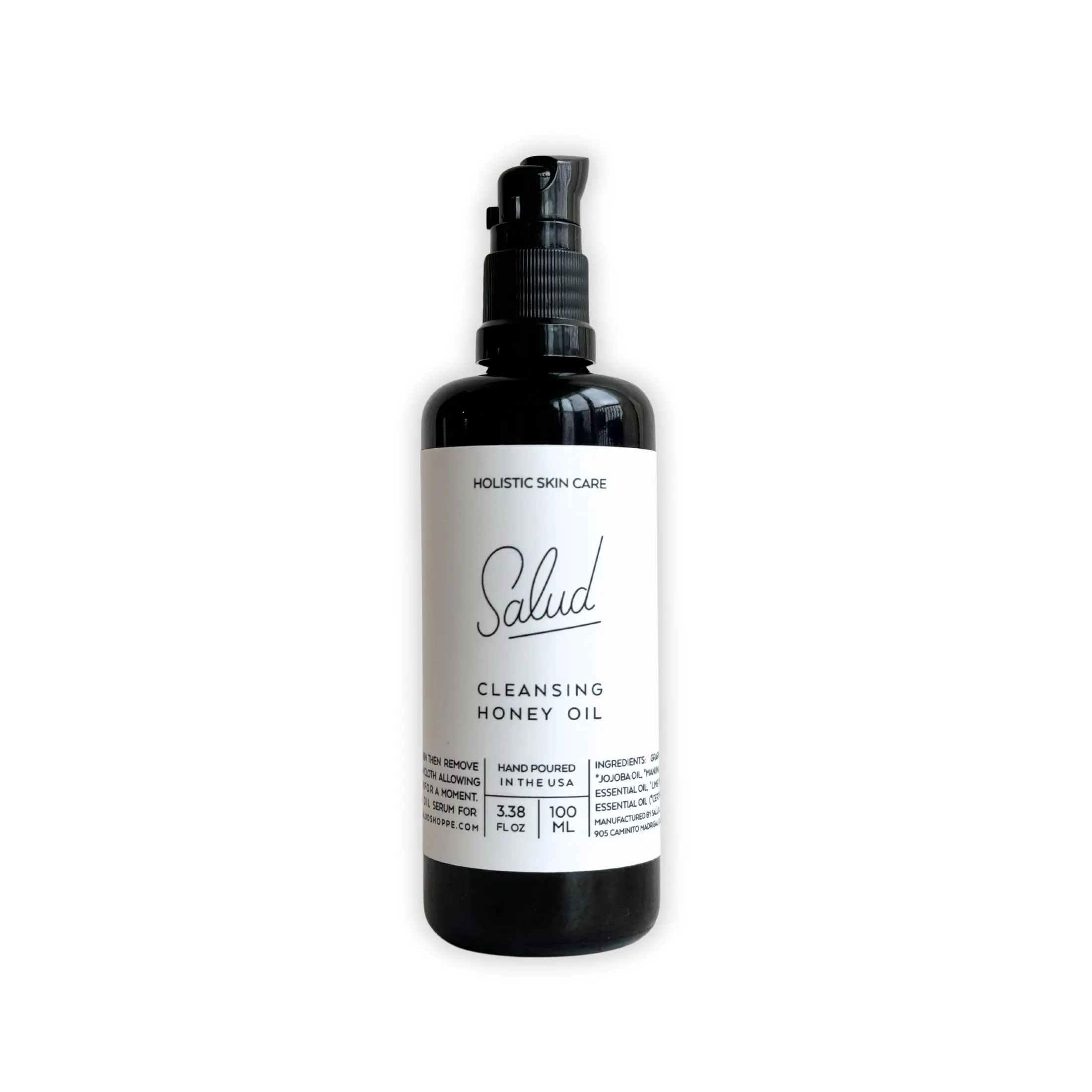 Salud Cleansing Honey Oil - Natural Makeup Remover & Cleanser with Wildcrafted Honey for Deep Cleansing & Soothing Effect - 3.38 fl oz