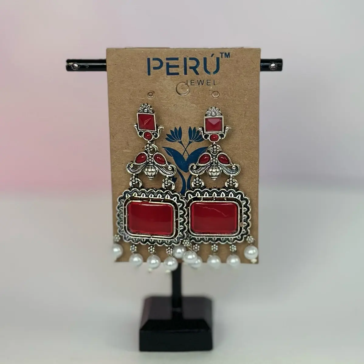 Oxidized lightweight earrings