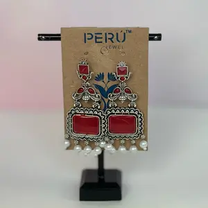 Oxidized lightweight earrings