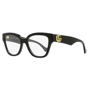 Gucci Sculpted Square Eyeglasses GG1424O 005 Black 54mm Gucci Sculpted Square Eyeglasses GG1424O 005 Black 54mm