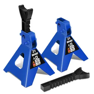 1 Pair Jack Stands, 2 Ton (4400 lbs) Capacity Car Lifting Stand, Adjustable Height Car Jack Stands for Cars, Sedans, Small Vehicles, SUV