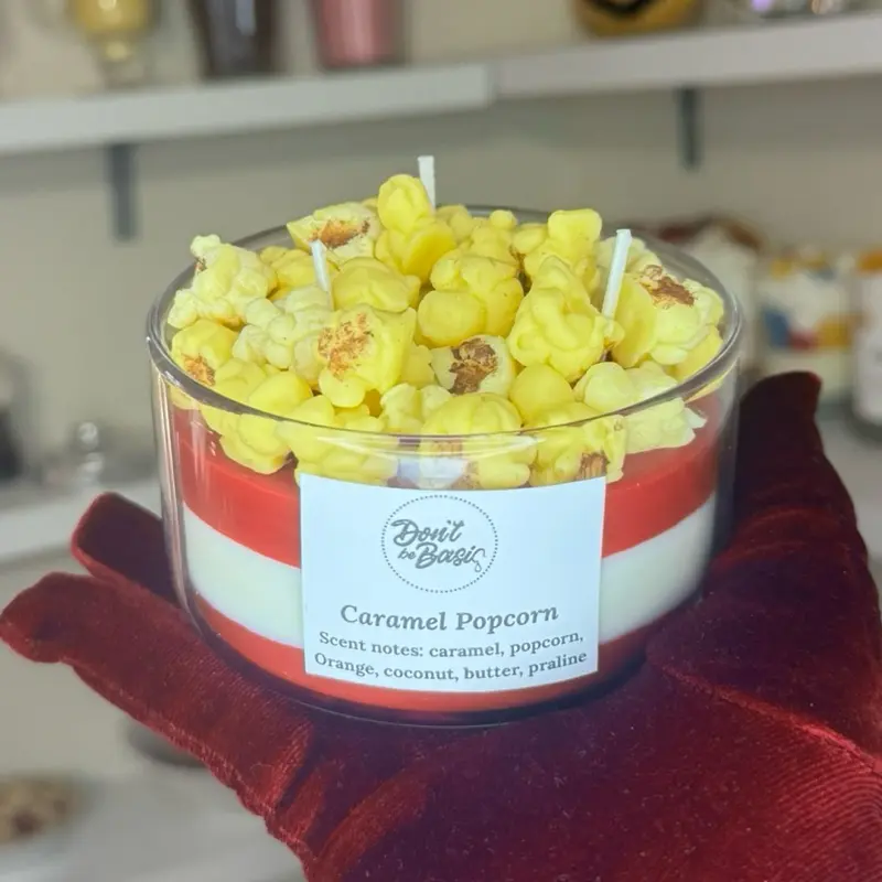 Popcorn candle