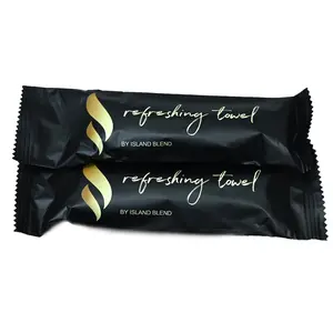 Pocket-Size Disposable Cooling Body Washcloths Wipes Towel (Unscented) | Alcohol-Free, Single-Use, Good for Sensitive Skin